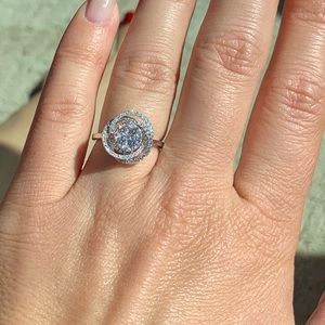 Genuine (Earth Mined) Diamonds Ring